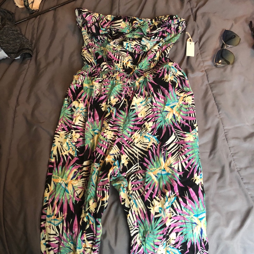 Jumpsuit- Floral - New With Tags- M